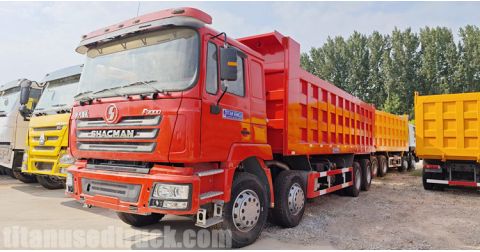 Used Shacman Dump Truck 8x4 will be sent to Zimbabwe