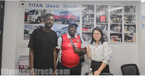 Papua New Guinea Customer Buying Used Shacman Truck from TITAN