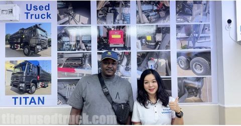 Tanzania Customer Purchase Howo Tractor Truck 400 from TITAN Vehicle