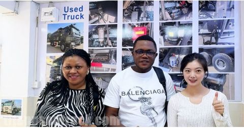 Nigeria Customer Purchase Slightly Used Howo Trucks from TITAN Vehicle