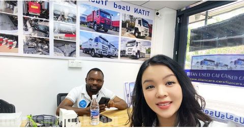 Angola Customer Purchase Used Howo Trucks from TITAN Vehicle