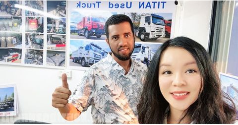Congo Agents Purchase Used Shacman Trucks for Sale from TITAN Vehicle