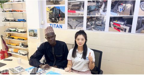 Guam Customer Purchase Used Sinotruk Howo 371 Dump Truck from TITAN Vehicle