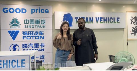 Mali Customera Visited TITAN Vechicle to Buy 6X4 Sinotruk Howo 371