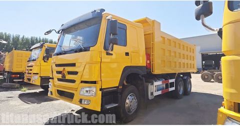 Second Hand Howo Dump Truck is ready to Guyana