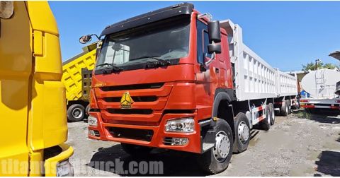 8x4 Used Howo Dump Trucks 2022 will send to Guam