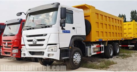 Cheap Used Sinotruk Howo 371 Dump Trucks will Send to Guyana
