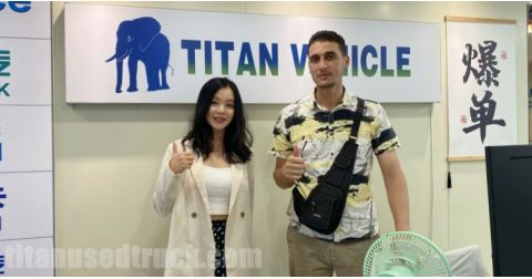 Mexico Guest Bought Used Shacman Trucks for Sale in TITAN Vehicle