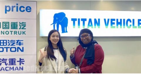 Congo Guest Bought Used 2022 Shacman F3000 in TITAN Vehicle