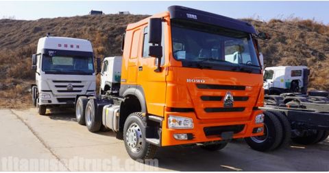 Complete Used Howo Sinotruk 2021 Truck Head will be Sent to Guyana