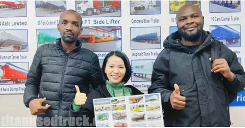 Cameroon Guest Bought Used Sitrak C7H 440 HP Tractor Truck in TITAN Vehicle