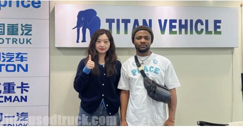 Mozambique Guest Bought 6x4 Used Howo Dump Truck in TITAN Vehicle
