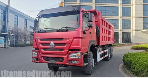 6x4 Second Hand Howo Dump Truck will Send to Djibouti