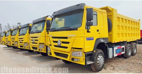 2nd Hand Howo Dump Truck 371 HP will Send to Tanzania