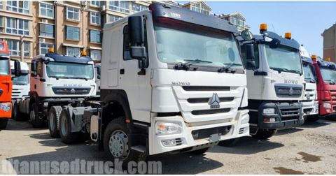 Used Sinotruk Howo Tractor Truck 400 HP will Send to Ghana