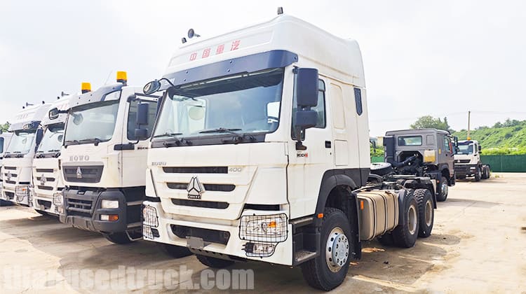 Used Howo Tractor Truck 400 for Sale in Tanzania