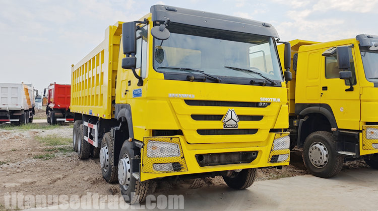 Sinotruk Howo 371 8×4 Pre Owned Howo Dump Trucks for Sale in Ghana