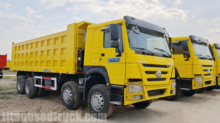 Sinotruk Howo 371 8×4 Pre Owned Howo Dump Trucks for Sale in Ghana