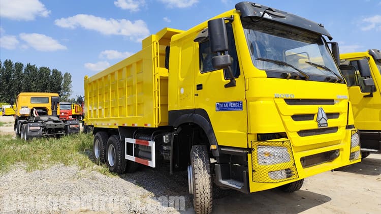 Used Sinotruk Howo 371 Dump Truck Price in Ghana