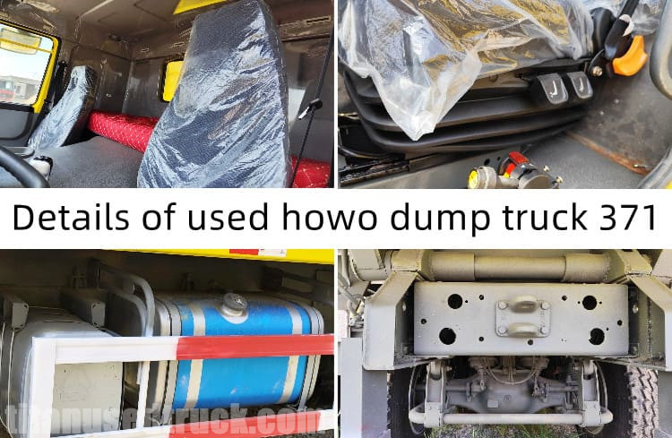 Used Sinotruk Howo 371 Dump Truck Price in Ghana