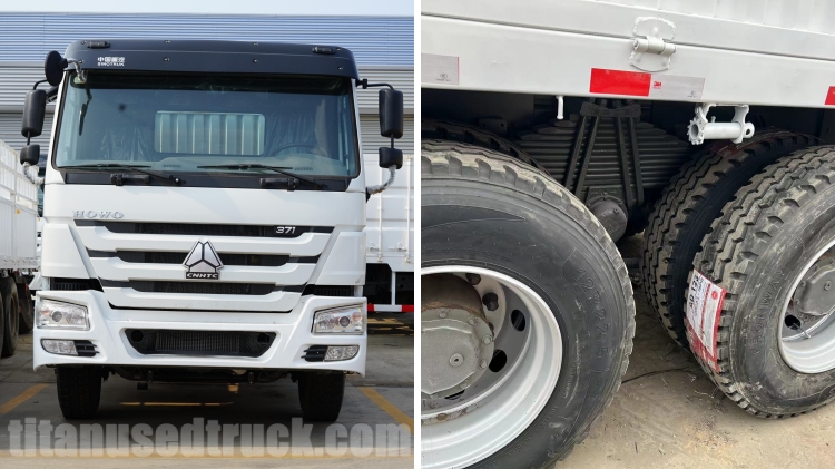 6x4 Sinotruk Howo Cargo Truck in Uganda