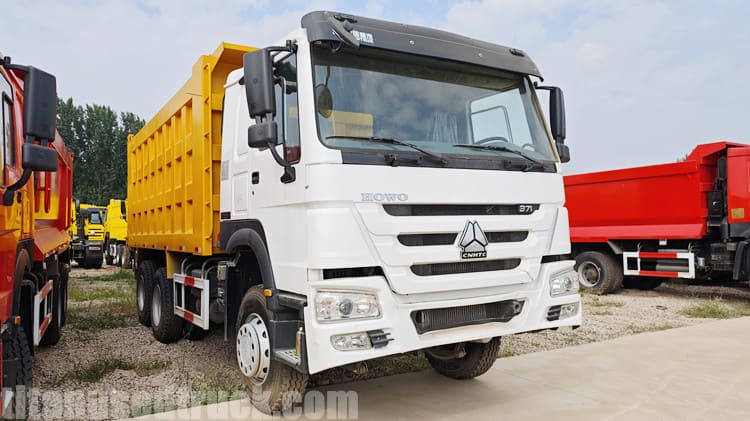 Cheap Used Sinotruk Howo 371 Dump Trucks for Sale in Guyana