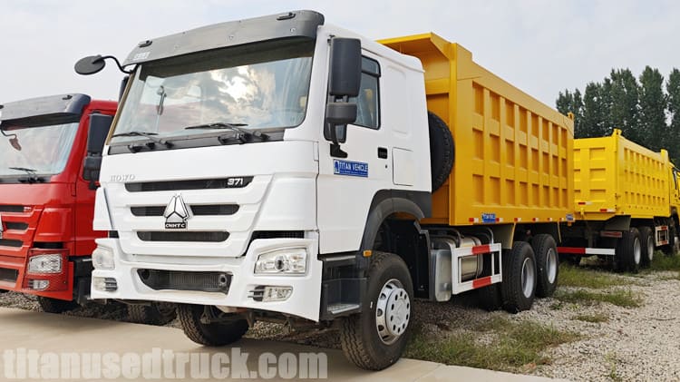 Cheap Used Sinotruk Howo 371 Dump Trucks for Sale in Guyana