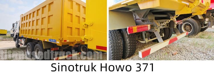 Cheap Used Sinotruk Howo 371 Dump Trucks for Sale in Guyana