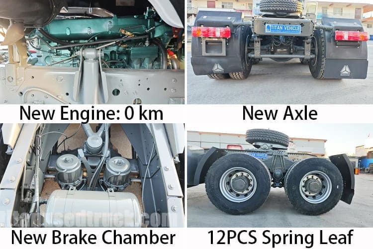 Complete Used Howo Tractor Truck for Sale in Ghana