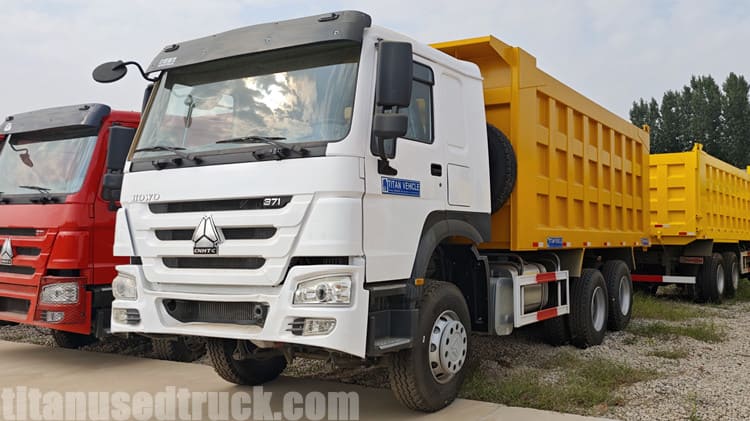 Slightly Used Howo 371 HP Dump Trucks for Sale in Cameroon