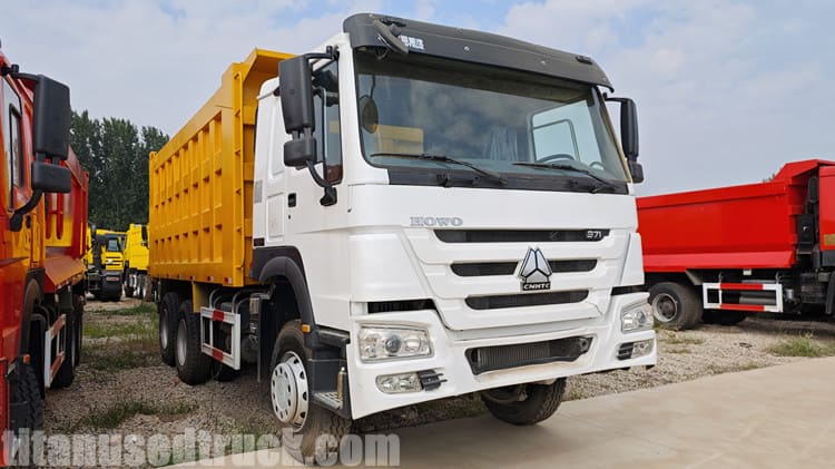 Slightly Used Howo 371 HP Dump Trucks for Sale in Cameroon