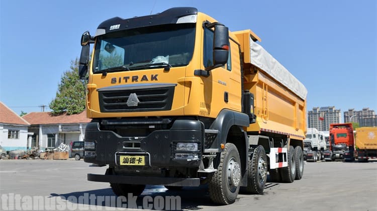 LHD 8x4 Used Sitrak Howo Dump Truck for Sale in Djibouti