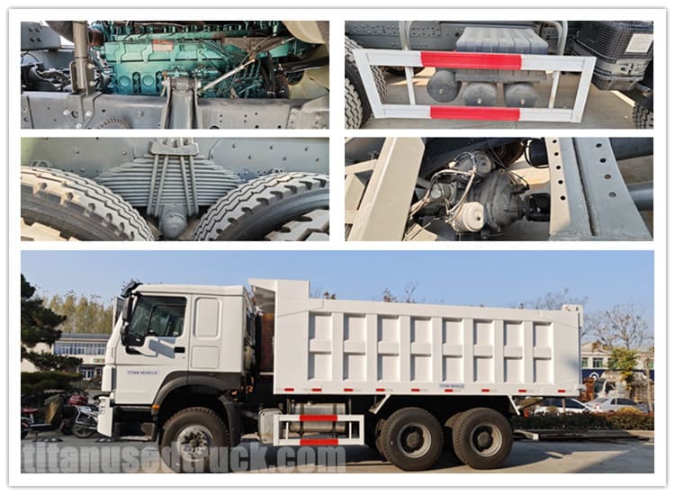 Good Used Sinotruk Howo Dump Trucks 380 HP for Sale in Guam
