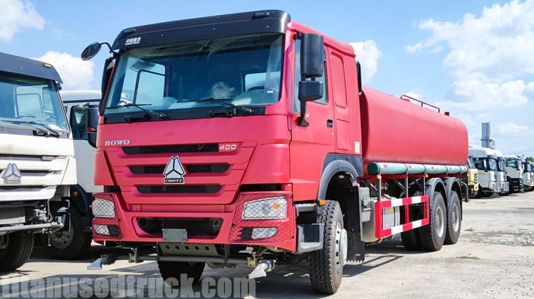 LHD 400 HP Used Howo Water Truck for Sale in Cameroon Tiko