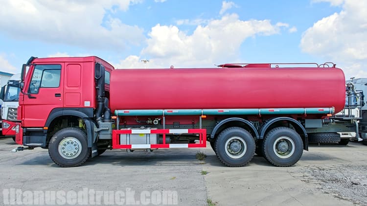 LHD 400 HP Used Howo Water Truck for Sale in Cameroon Tiko