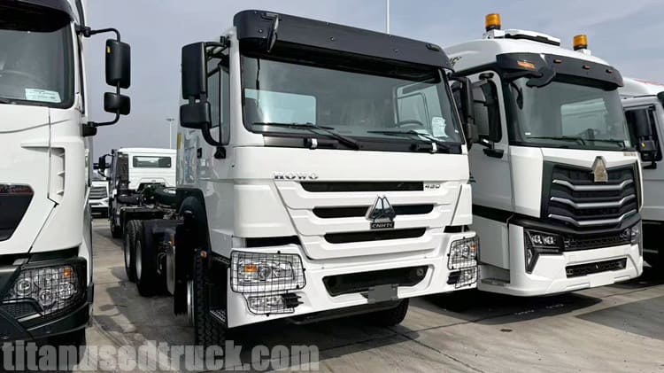 LHD 6x4 Used Howo Tractor Truck 430 HP for Sale in Nigeria