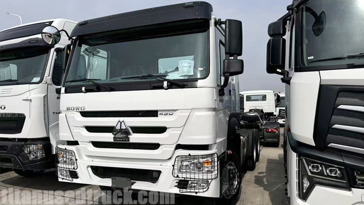 LHD 6x4 Used Howo Tractor Truck 430 HP for Sale in Nigeria