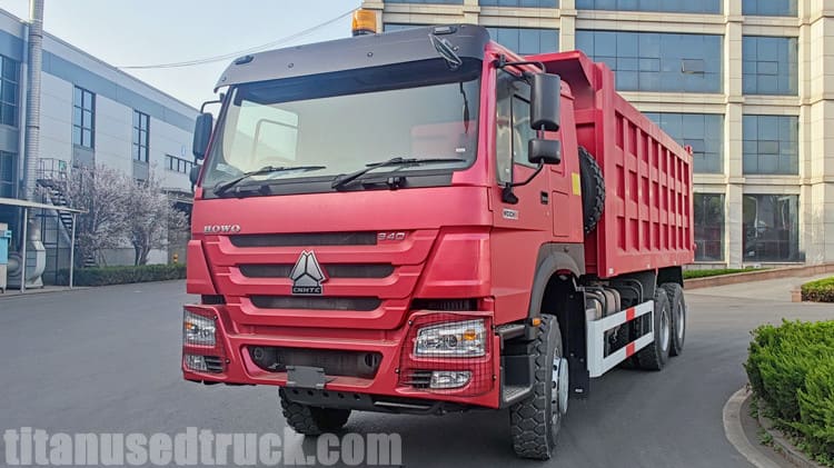 6x4 Second Hand Howo Dump Truck for Sale in Djibouti