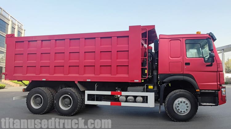 6x4 Second Hand Howo Dump Truck for Sale in Djibouti