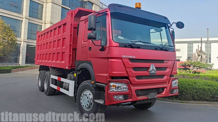 6x4 Second Hand Howo Dump Truck for Sale in Djibouti