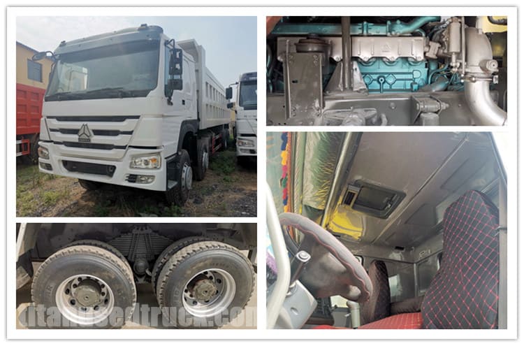 Cheap Used Howo Dump Trucks 8x4 for Sale in Cameroon