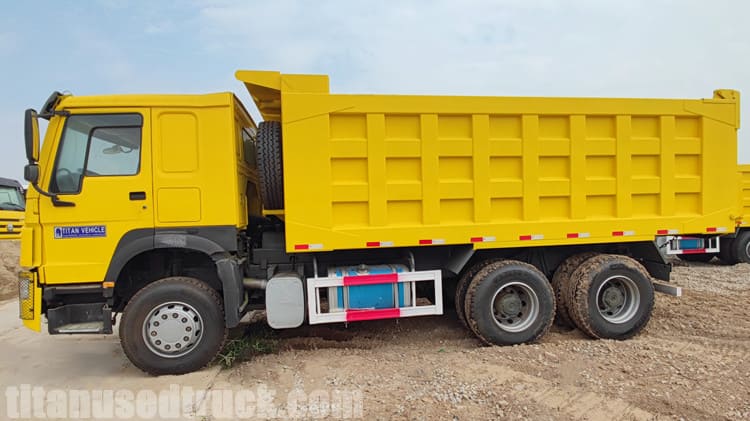 2nd Hand Howo Dump Truck 371 HP for Sale in Tanzania