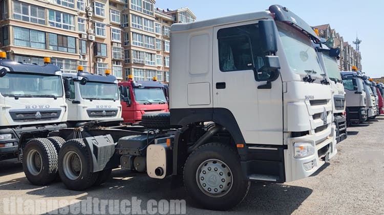 Used Sinotruk Howo Tractor Truck 400 HP for Sale in Ghana