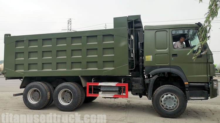 RHD 2nd Hand Howo Dump Truck 371 HP for Sale in Namibia