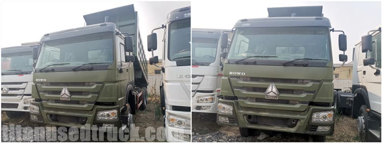 RHD 2nd Hand Howo Dump Truck 371 HP for Sale in Namibia