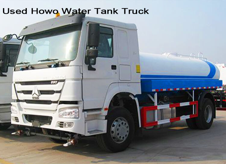 4x2 Used Howo Water Truck for Sale