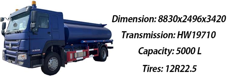Slightly Used Howo 4x2 Petrol Tanker Truck for Sale In Gabon