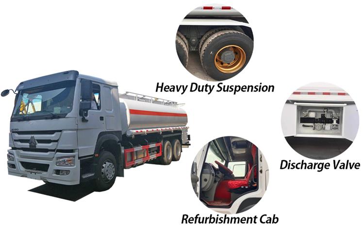 Refurbished Used Howo 10000L Fuel Tanker Truck | 2nd Hand Trucks