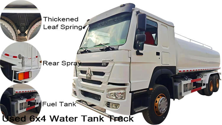 Howo Second Hand Water Tank Truck for Sale