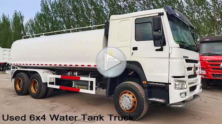 Howo Second Hand Water Tank Truck for Sale